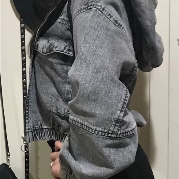 Denim Bomber Jacket - Picture 5 of 9